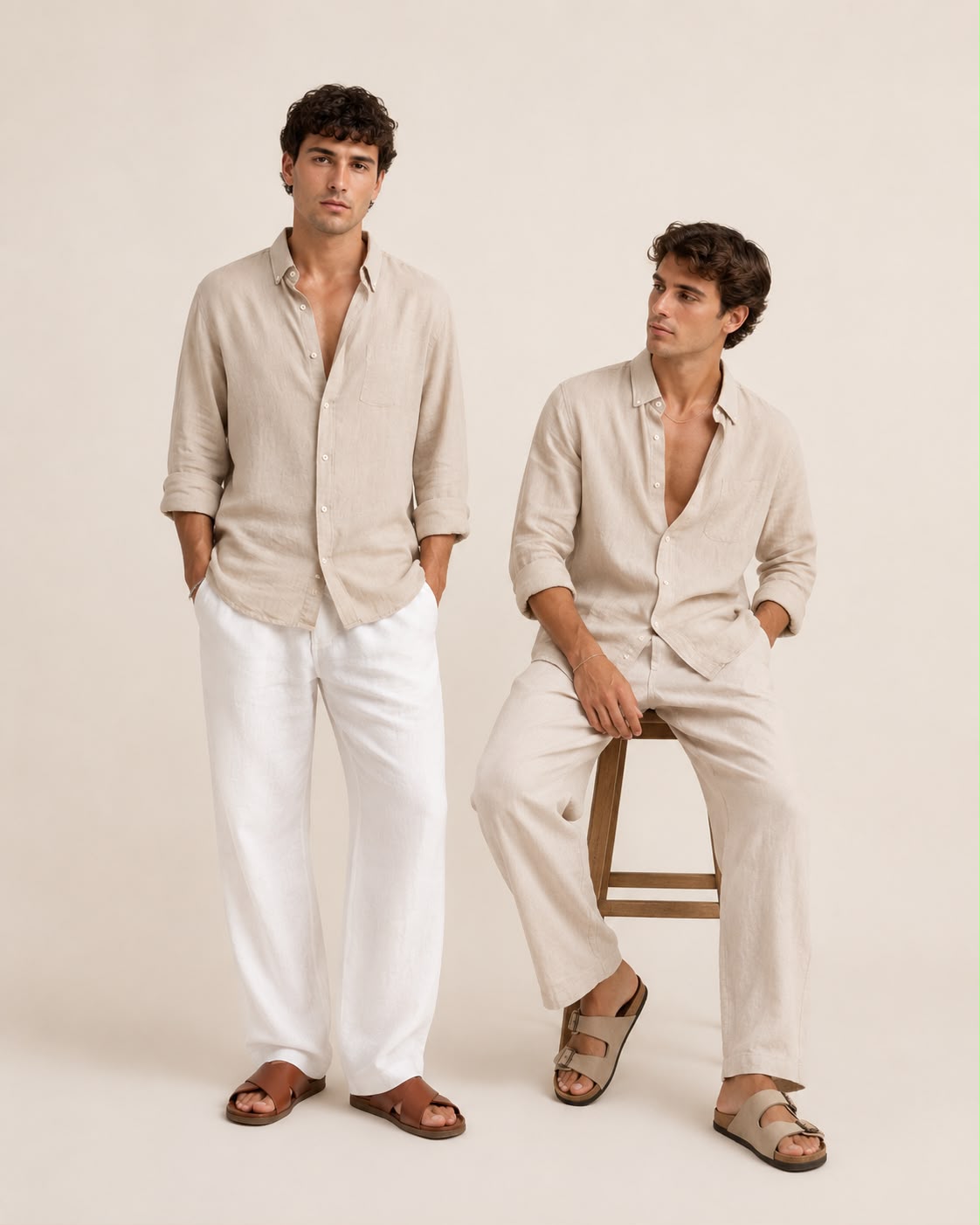Pantalon de Lino Clásico