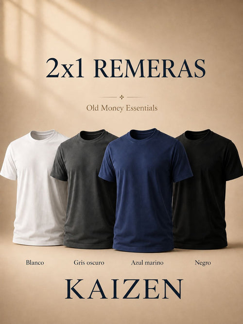 Remeras Essentials Old Money