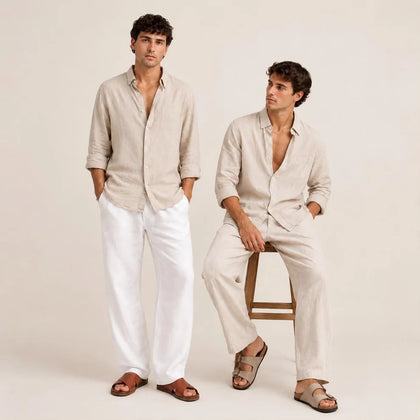 Pantalon de Lino Clásico