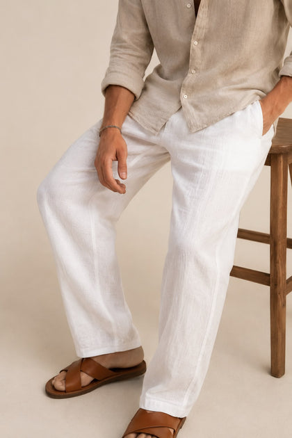 Pantalon de Lino Clásico