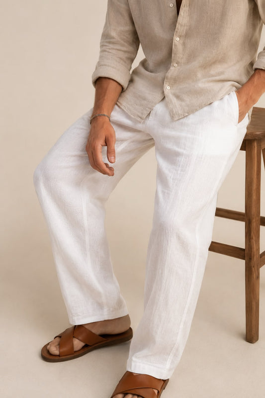 Pantalon de Lino Clásico
